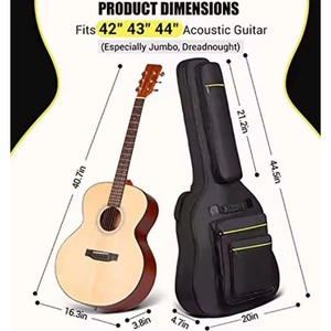 Muestra Gratuita, Bolsa Impermeable, Ligera, Duradera y Resistente para Instrumentos Musicales, Bolsa de Almacenamiento para Guitarra y Bajo - Product Image 5