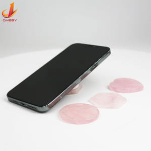 天然 ローズクォーツ ジェムストーン クリスタル ステッカー パーツ 卸売価格 2023 2024年 携帯電話・モバイルホルダー・スマホアクセサリー - Product Image 2