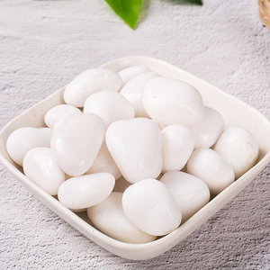 <span class=keywords><strong>Galets</strong></span> Premium Jaune, Noir <span class=keywords><strong>et</strong></span> Blanc Haute Brillance Tailles 1-3cm 2-4cm 4-6cm pour Aménagement Paysager <span class=keywords><strong>et</strong></span> <span class=keywords><strong>Jardin</strong></span> - Product Image 2