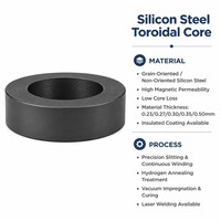 Núcleo Toroidal para transformadores de corriente de medición de alta precisión