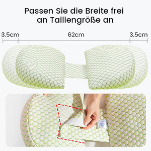 Almohada de Soporte para Embarazo Multifuncional Portátil de Algodón, Forma Triangular para Mujeres Embarazadas, Uso para Masajes Corporales, Apoyo Lateral y para Dormir de Lado - Product Image 2