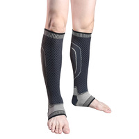 Protège-cheville de sport extensible en nylon tricoté, respirant, compression, soutien de la jambe, protection professionnelle, sports de balle, antidérapant