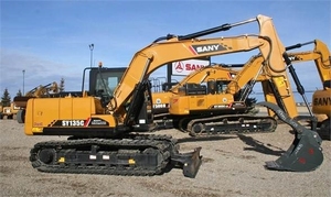 Excavadora Usada Sany SY135, Miniexcavadora, Excavadora de Cadenas - Product Image 3