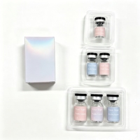 Étiquette autocollante imperméable pour flacon en verre résistant aux basses températures, design peptide, 3 ml, 5 ml, 10 ml, pour emballage de flacons