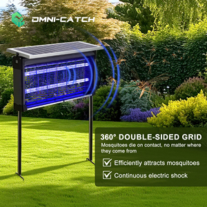 OMNI-CATCH Lámpara Antimosquitos de Alta Potencia con Energía Solar UV, Personalizable y Más Vendida, para Uso en Exteriores - Product Image 5