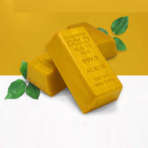 AURUM 24K Gold Luxury Beauty Bar Anti-Pollution All-In-One <b>Cleanser</b> <b>for</b> Oily <b>Skin</b> Hypoallergenic ISO 22716 Certified Made Korea - Product Image 5