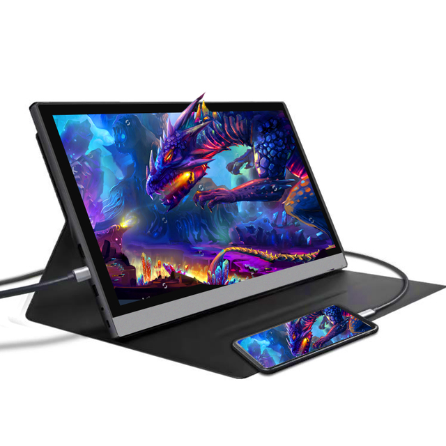 17.3" Full hd 1080p Gaming 5v Power Usb Portable Monitor with Keyboard Battery Ips Lcd Touch Screen 17.3 Inch Portable Monitor