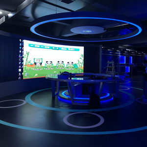 Cartographie Réalité virtuelle Salle d'exposition Pistolet laser Tir Multi Points Mur tactile Jeu de projection immersif interactif - Product Image 3