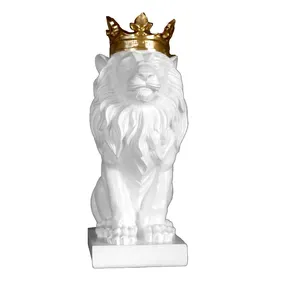 Nouvelle couronne lion ornements Nordique style creative home hotel décorations porche de bureau salon décorations