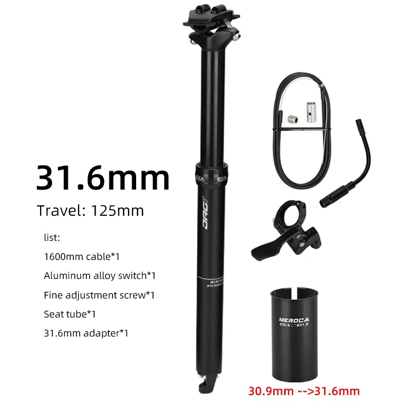31.6mm tige de selle
