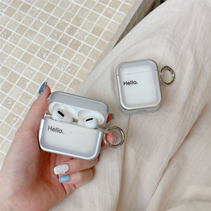Nouveau minimaliste Hello Text 2-en-1 étui pour casque sans fil housse de protection en Silicone pour AirPods Pro 123 génération - Product Image 2