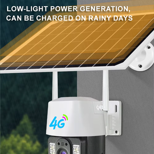 Cámara Solar Inalámbrica para Exteriores, Cámara IP V380pro, Cámara de Seguridad Remota, Detección de Movimiento PIR, Intercomunicador de Voz Bidireccional, Visión Nocturna - Product Image 6