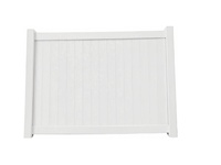 Clôture d'intimité complète en PVC écologique pour résidentiel et extérieur, design moderne, résistante aux UV, imperméable, clôture de sécurité, modélisation 3D