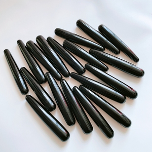 Büyük yapay değnek doğal el oyma gül kuvars kristal yapay penis kadın seksi için - Product Image 6