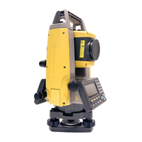 Station totale électronique GM52 pour levés topographiques, précision d'angle de 2'', sans réflecteur, portée de 500 m, IP55, double écran LCD