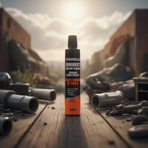 ZCQR DECO Maxeed Mastic d'étanchéité pour système d'échappement, sans résidus plastiques, scellant anti-fissures haute température jusqu'à 1100 °C, version européenne M0111 - Product Image 3