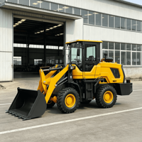 Chargeuse sur pneus compacte de 1,5 tonne de capacité nominale avec godet de 0,6 m³ pour la manutention des matériaux agricoles et de construction, flexible et compacte