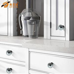 Aluminum Alloy Egg Shape Drawer Handle Minimalist Design For <b>Cabinet</b> Wardrobe <b>Bedside</b> Table Durable - Product Image 1
