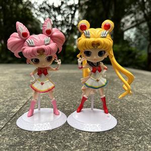 ชุดฟิกเกอร์อนิเมะเซเลอร์มูน อีเทอร์นอล พรีเมียม วัสดุ PVC พร้อมตัวละครอุซากิ ซึคิโนะ และ ชิบิอุสะ ซึคิโนะ ของเล่นสไตล์ Q น่ารัก เหมาะสำหรับตั้งโชว์และเป็นของขวัญ - Product Image 4