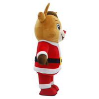 Disfraz Inflable Gigante de Reno Navideño Adorable para Adultos