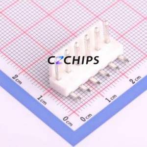 VH3.96-6AW Wire-to-Board Pin Header Bent Lead Through Hole,P=3.96mm Connector 1x6P 3.96mm Right Angle Insert 6P - Product Image 1