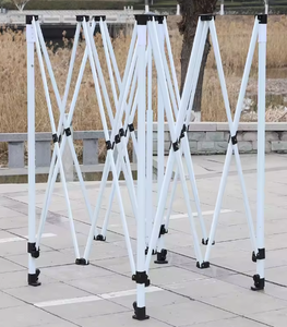 Tente Pop-Up Portable 5m x 3m Imperméable et Coupe-Vent avec Structure en Fer Pliante pour Événements Extérieurs, Salons Commerciaux, Plage et <span class=keywords><strong>Terrasse</strong></span> - Product Image 6