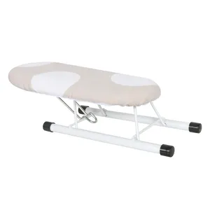 Tabletop Ironing Board, Retractable Sleeve Cuffs Collars Space