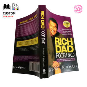Stampa di libri su Softcover personalizzata inglese Libros Rich Dan e povero papà rivista - Product Image 1