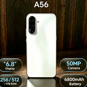 Teléfonos inteligentes originales A56 5G con doble SIM, carga rápida de 65W, versión global, teléfono móvil nuevo de larga duración. - Product Image 1