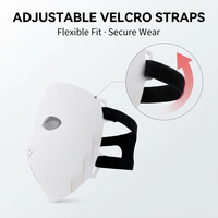 Masque LED avancé combinant des longueurs d'onde de 415 nm, 630 nm, 850 nm et 1072 nm pour les soins du visage