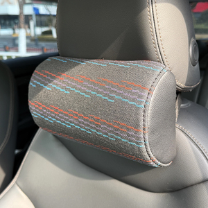 M Tech Tissu Noir M-couleur Siège Appui-tête PVC Cuir Tartan Tissu Siège intégral Oreiller pour <span class=keywords><strong>BMW</strong></span> pour Canapé Accessoires d'intérieur - Product Image 5