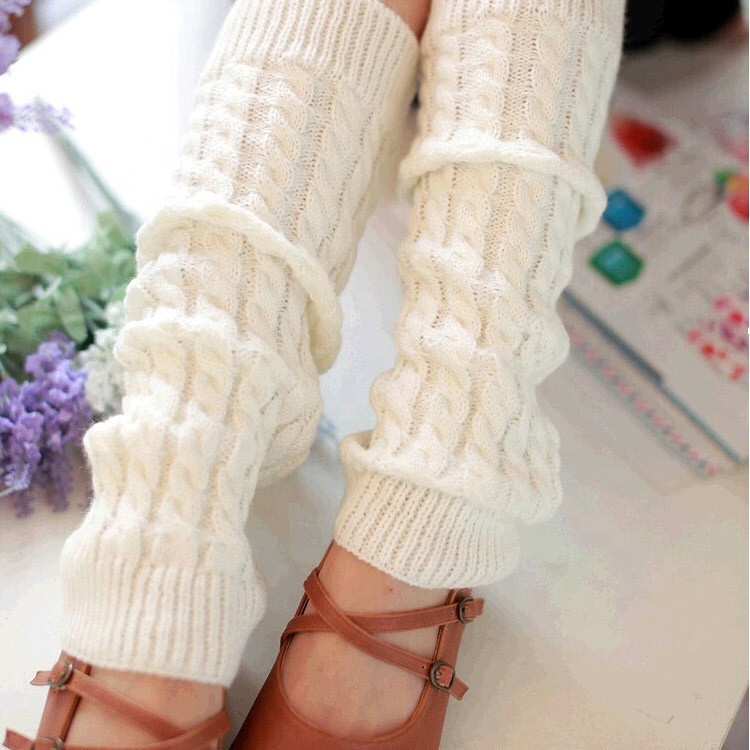 Knee High Slouchy Solid Color Black