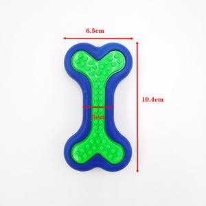 TPR masticare resistente dentizione e pulizia dentale ossa solido cane giocattoli da masticare Pet forniture per dentizione <span class=keywords><strong>Stick</strong></span> giocattoli - Product Image 1