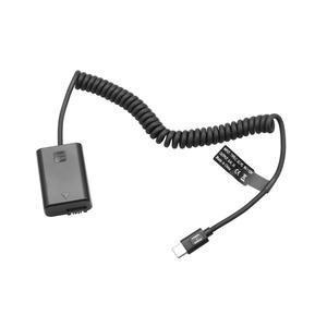 Batterie factice A7S R M2 ZVE10 <span class=keywords><strong>6300</strong></span> NP-FW50, alimentation externe Type-C PD, accessoires pour appareil photo - Product Image 1