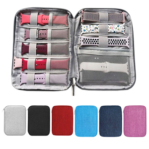 กระเป๋าซิปแบบพกพากระเป๋าเก็บดิจิตอลสำหรับอุปกรณ์อิเล็กทรอนิกส์<span class=keywords><strong>สาย</strong></span>นาฬิกาอุปกรณ์จัดระเบียบสายนาฬิกาอุปกรณ์เสริมเทคโนโลยีกันน้ำ - Product Image 2