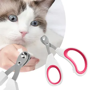 Sản xuất khéo léo giá rẻ Dog Cat Nail trimmers động vật nhỏ kéo vẻ đẹp công cụ làm sạch lỗ tròn Pet cắt móng tay