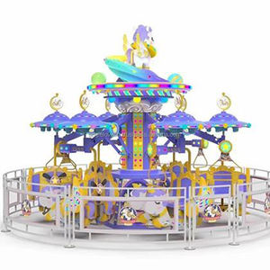 Nuevo Diseño de Juego Infantil para Exteriores, Máquina de Juegos Giratoria y Elevadora de Fibra de Vidrio, Atracciones Sky City - Product Image 4