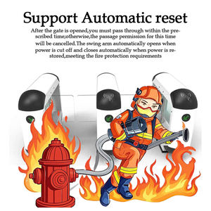 ประตูหมุนแกว่งสำหรับเด็กอนุบาลเพื่อความปลอดภัยในการควบคุมการเข้าถึง - Product Image 5