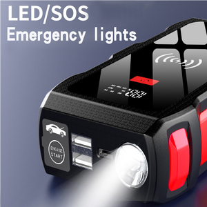 12V pin xe nhảy khởi động với máy nén khí bơm xe di động pin sạc nhảy khởi động công suất cao xe nhảy khởi động - Product Image 5