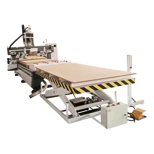 China sale 1328 ATC CNC Router Machine For Cabinet Production With Automatic Loading and Unloading atc cnc router