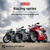 Nouveau style Moto V4R en métal moulé sous pression, jouet électrique ludique de haute technologie avec fonction de pulvérisation, nouveautés phares