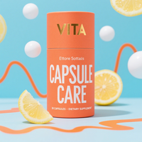 Tube vide d'emballage de capsules de collagène de complément alimentaire écologique recyclable de papier de carton de Kraft de poudre pour le pot de capsule