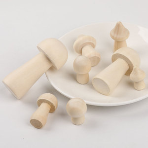 Ensemble de champignons en bois, 34 pièces, plusieurs tailles, pour bricolage, peinture, jouet pour enfants, décoration de la maison, ornement - Product Image 4
