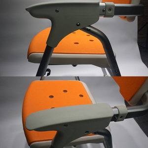 Chaise se pliante en aluminium médicale de douche avec l'ajustement de la hauteur 5 de niveau pour les adultes âgés handicapés - Product Image 4