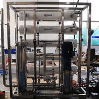 Système de dessalement d'eau de mer industriel Two Whale 5000L/H avec pompe, contrôle automatique PLC, 10kW, en acier inoxydable SUS304, certifié CE ISO, haute performance