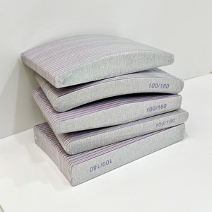 ตะไบเล็บแบบมืออาชีพขายส่งจากโรงงาน 100/180 แผ่นขัดเล็บ แผ่นก๊อซขัดเล็บ - Product Image 2