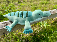 Peluches crocodile lestées personnalisées OEM ODM, adorable peluche alligator verte pour enfants, cadeaux d'accompagnement