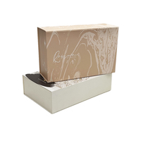 Boîte-cadeau d'emballage plat en papier de portefeuille à fermeture magnétique pliable de luxe avec logo personnalisé