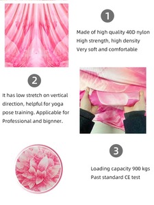 New Design Durable <strong>Portable</strong> <strong>Aerial</strong> 4m Yoga Hammock Set Fitness Swing Nylon Flying for Home - Product Image 4