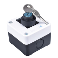 Boîtier de bouton d'arrêt d'urgence IP65 240V 10A avec interrupteur d'arrêt pour utilisation extérieure étanche, bouton poussoir